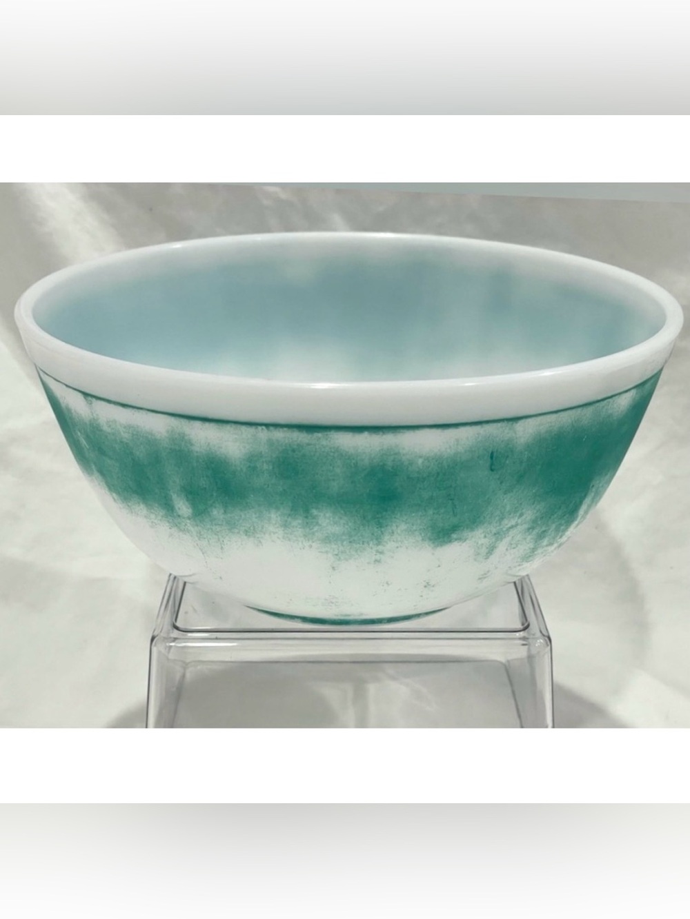 Vintage Pyrex 403 2.5Qt Green Mixing Bowl | Second Largest Nesting Bowl | Fair